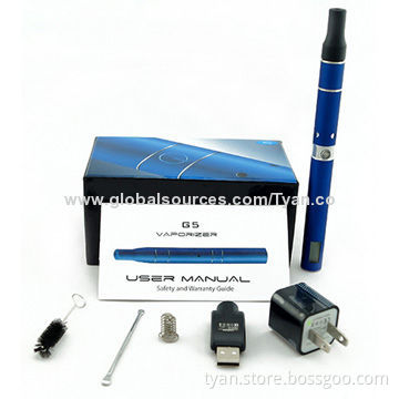 2014 Hot Selling Ago G5 Dry Herb Vaporizer Pen with LCD in Stock